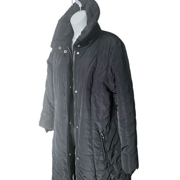 DENNIS By DENNIS BASSO Vintage Winter Long Woman’s Coat Size M. - Picture 3 of 15